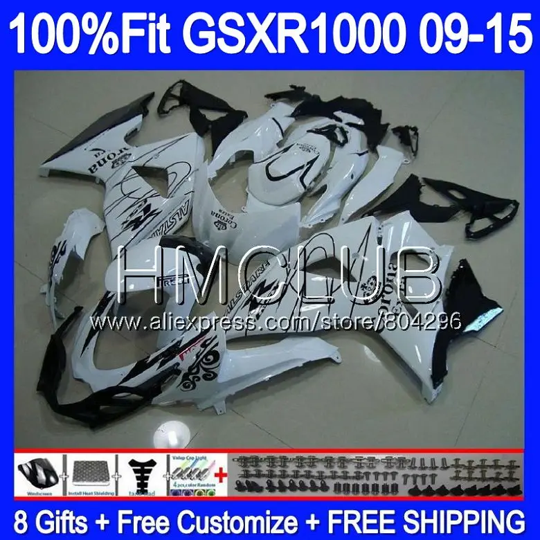 

Fairing For SUZUKI GSX-R1000 GSXR 1000 09 10 11 12 13 15 36HM7 GSX R1000 White CORONAK9 GSXR1000 2009 2010 2011 2012 2014 2015