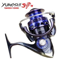 Бренд yumoshi высокое качество 14BB спиннинговая катушка специальная краска Хамелеон катушка для рыбалки Карп Рыболовные катушки