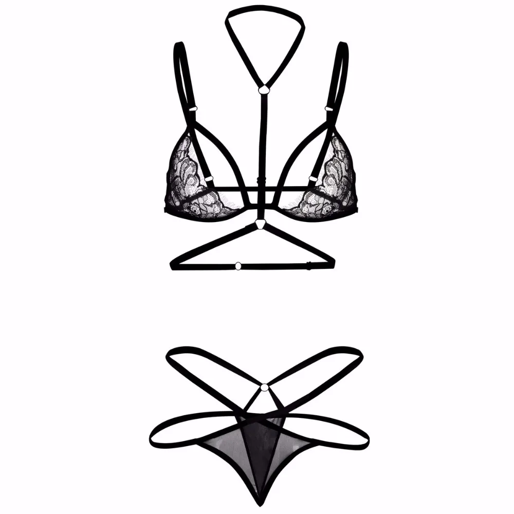 

Sexy lingerie porno sexy costumes women bra + brief set hot women intimates sexy underwear Exotic Apparel lingerie Baby Dolls