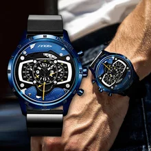 2019 New Creative Car Design Men's Watch Fashion Speed Racing Sports Chronograph Quartz Watches Men Male Big Dial Travel Clock 2019 New Creative Car Design Men's Watch Fashion Speed Racing Sports Chronograph Quartz Watches Men Male Big Dial Travel Clock