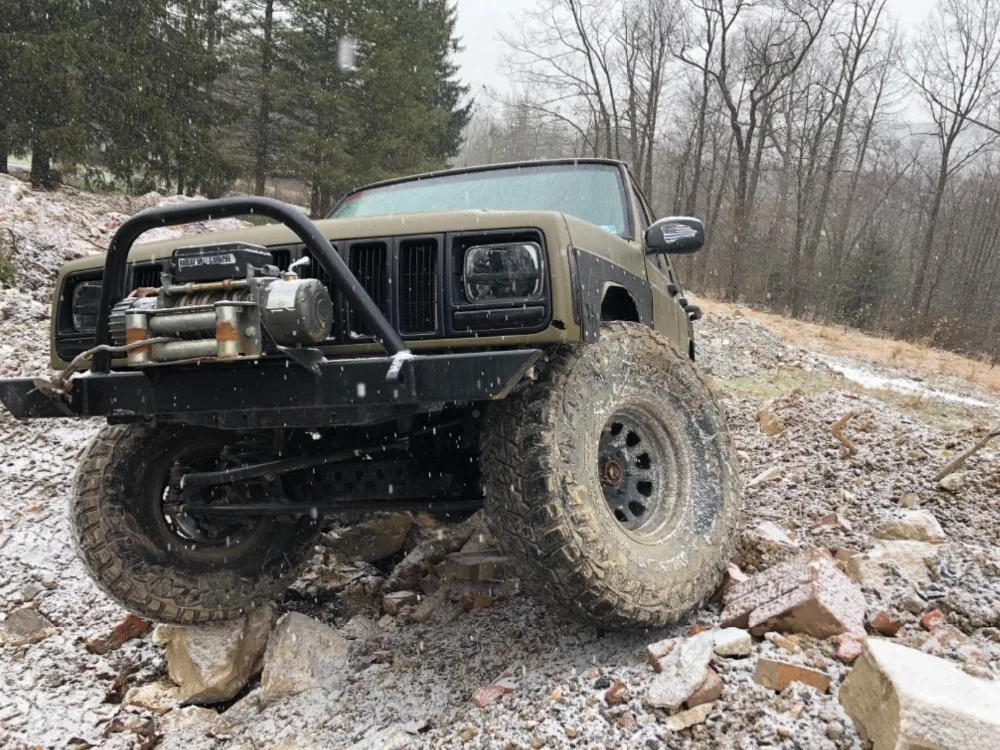 2 шт. для jeep Cherokee XJ 5x" прямоугольный светодиодный фонарь 6x7 квадратный светодиодный головной фонарь для грузовика Освещение Фары для MJ Comanche