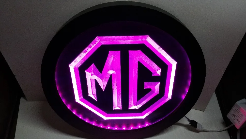 MG Morris Garage RGB светодиодные разного цвета беспроводной контроль пивной бар Пивной клуб Неоновый свет знак специальный подарок