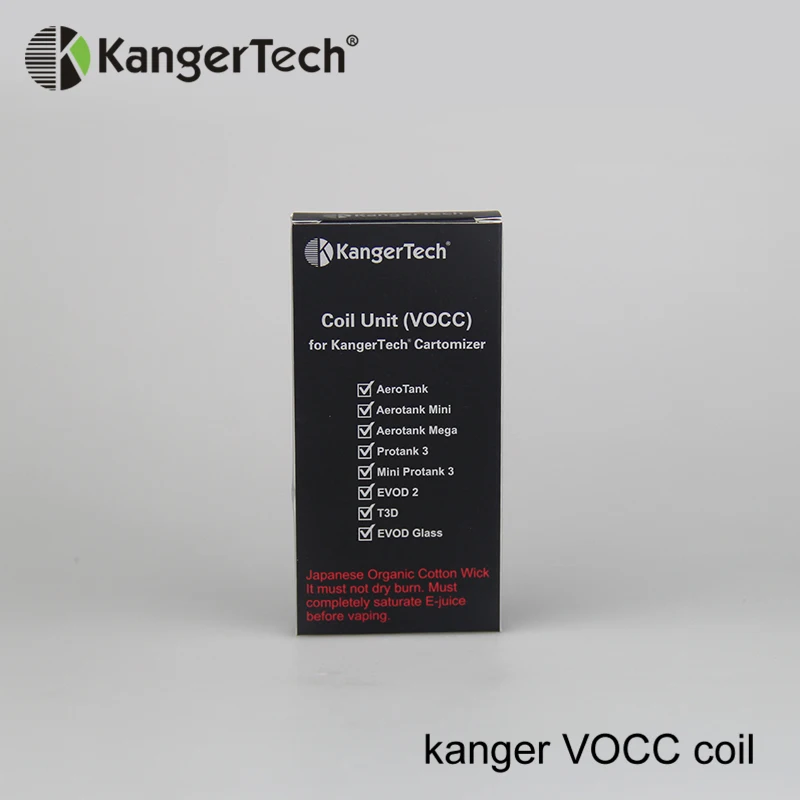 10 шт. Kanger VOCC катушка блок Модернизированный двойной катушки органический хлопок VOCC койлы для aerotank Protank 3 Mini