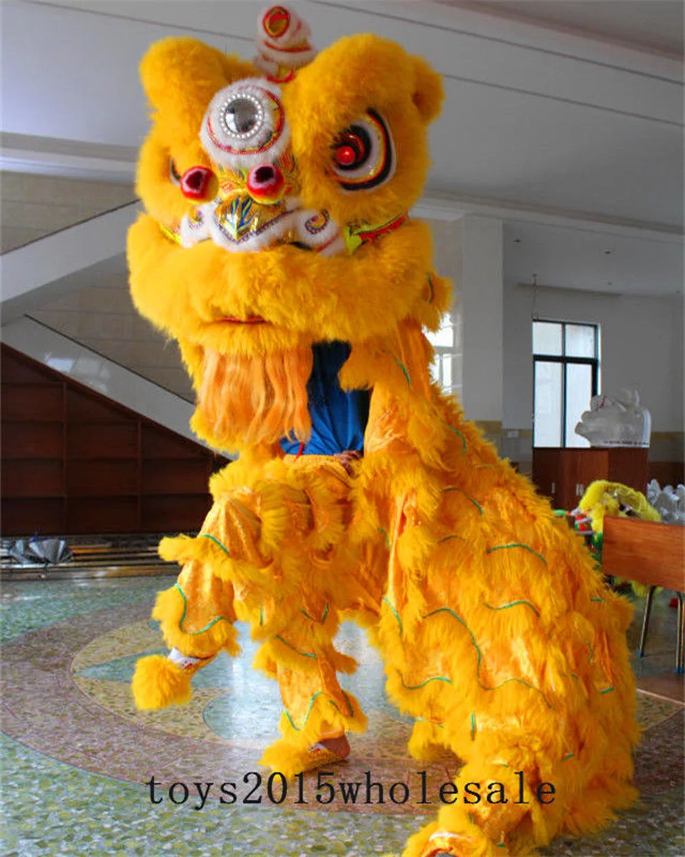 

New Lion Mascot Costume Dance Wool Southern Lion Mascot Costume Suits Cosplay Party Game Dress Outfits Clothing Advertising