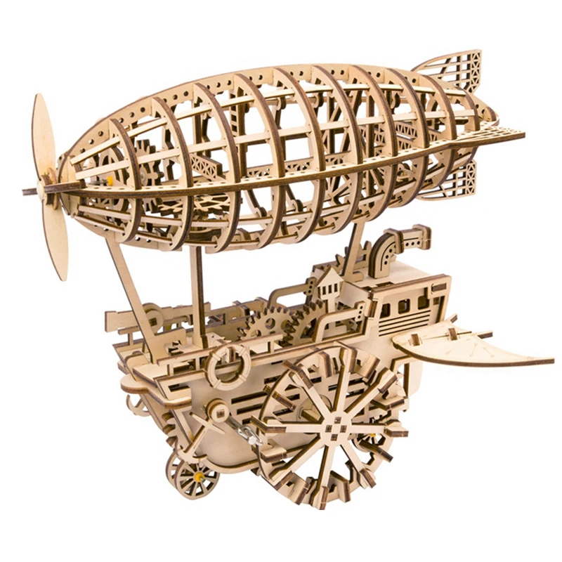 

2019 Creative DIY Laser Cutting 3D Mechanical Model Wooden Puzzle Game Assembly Toy Gift for Children Teens Adult wooden toys