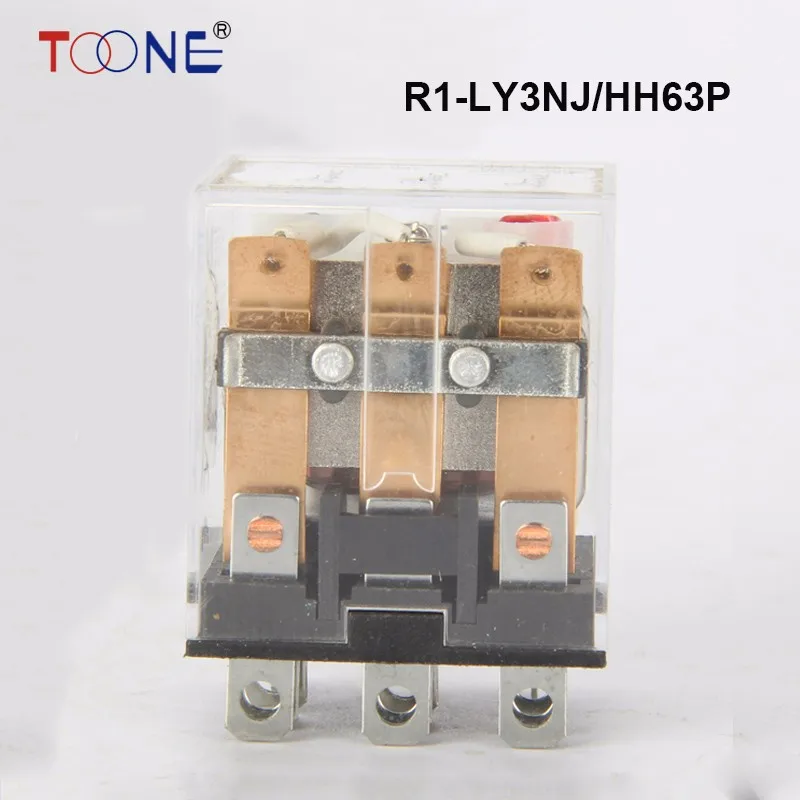 R1-LY3NJ/HH63P 220vac реле 24 в 12 В 36 В AC/DC 10A 11PIN серебряный контакт dpdt Мини реле питания реле общего назначения