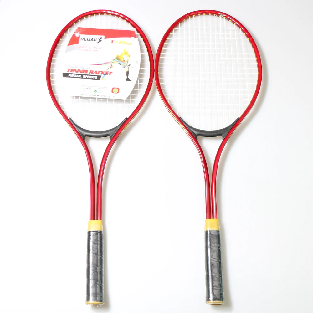 REGAIL 2pcs/set Teenager's Tennis Racket Chindren For Training Tennis Fine Quality Material Tennis String with Training Ball