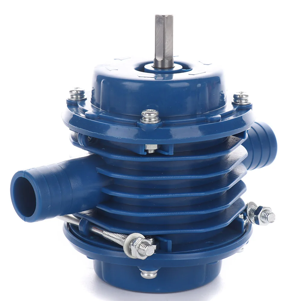

Hot Sale Powerful 25-50L/min Multipurpose Drill Powered Pump Drill Pump Water Pump for Electric Drill Blue
