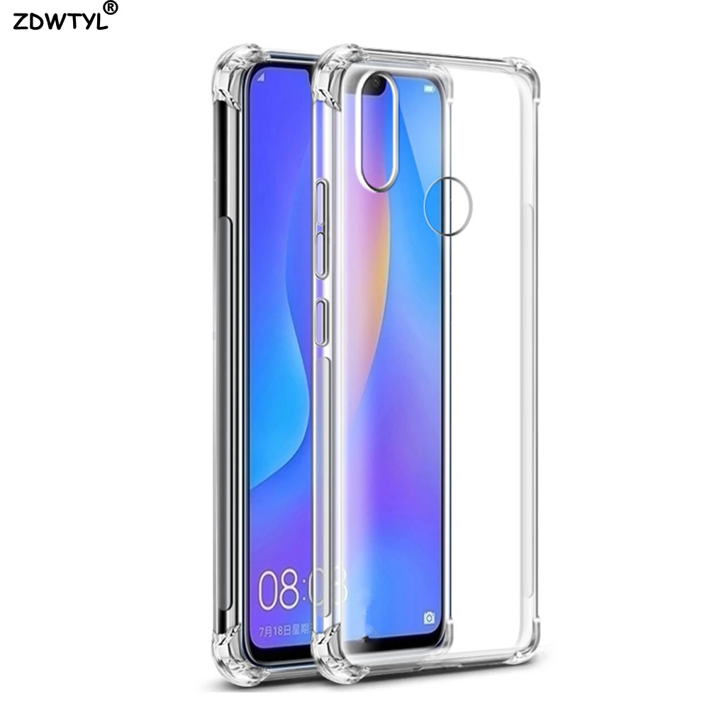 Чехол для Huawei P Smart Plus Honor V30 Pro 7A 7C 8A 8C 8X мягкий чехол из ТПУ с полным покрытием Y5 Y6 Y7