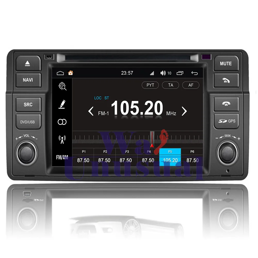 Flash Deal WANUSUAL 7 Inch WINCA S190 Android 7.1 Quad Core 2G+16G Car Multimedia Player GPS for BWM E46 GPS Navigation with BT WIFI Maps 3