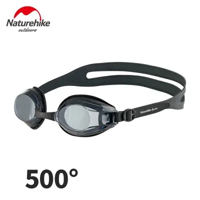 Naturehike очки для плавания, очки для плавания с диоптриями, анти-туман, УФ-защита, оптические, водонепроницаемые, очки для близорукости для мужчин и женщин - Цвет: myopia 500
