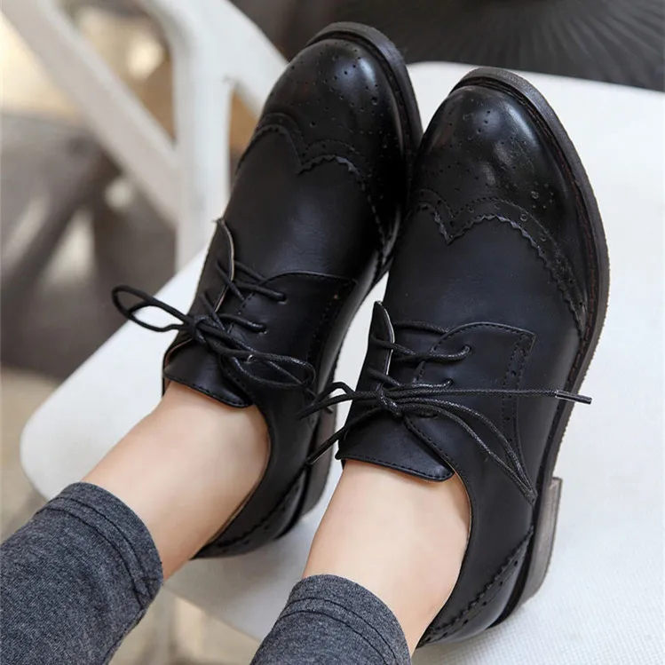 Voorjaar Echte Oxfords Vrouwen Vrouwelijke Schoenen Mode 2015 Lace naREwpxdnq