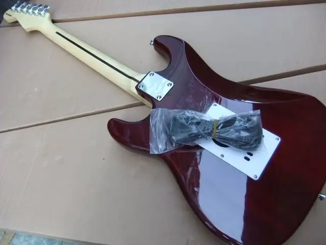 Wholesale New STR Electric Guitar 3 Pickups In Brown Wine 100828