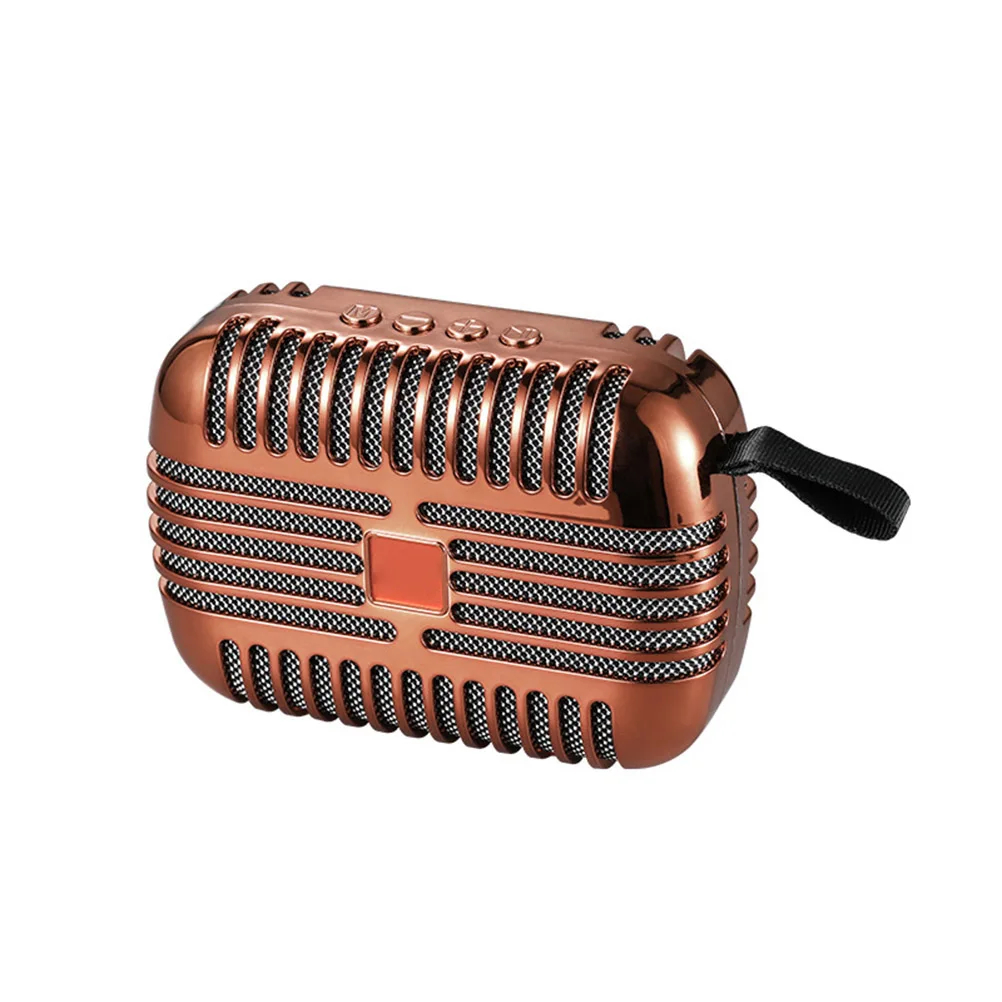 

Vintage Mini Wireless Bluetooth 4.2 Speaker 3D Stereo Surround TF/U Disk Handsfree Outdoor Bluetooth Speaker