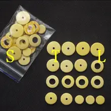 5 компл. = 85 шт подушечки для флейты 17 открытые отверстия хороший материал принадлежности для деревянных духовых инструментов