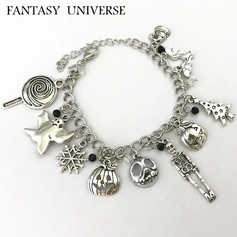 

FANTASY UNIVERSE Freeshipping 1pc a lot The Nightmare Before Christmas Charm Bracelet MSOCC01