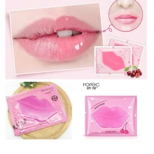 4 шт. женский Кристальный коллаген для губ маска колодки увлажняющий экстракт от старения против морщин набор патчей гель Уход за губами Разбавьте цвет губ