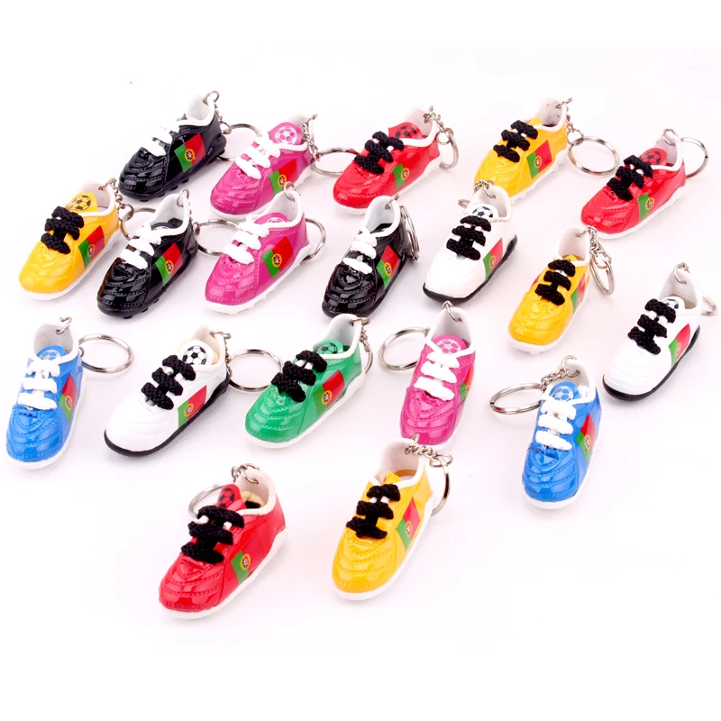 Football shoes keychain small gift key ring small commercial giftsin