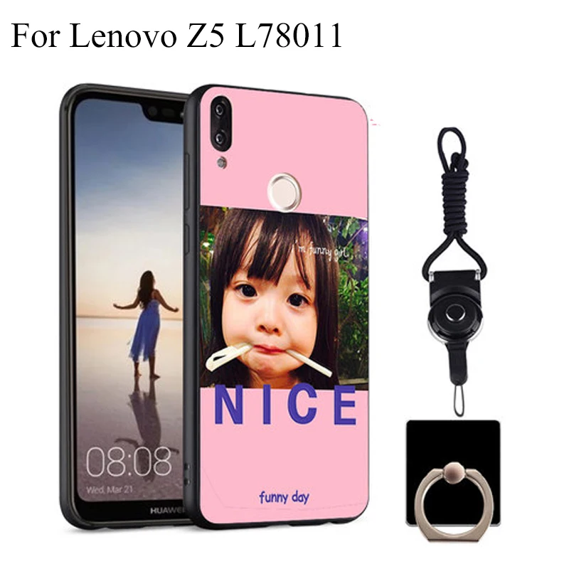 Комплект из 2 предметов мягкий TPU чехол для телефона lenovo Z5 L78011 Z 5 силиконовый