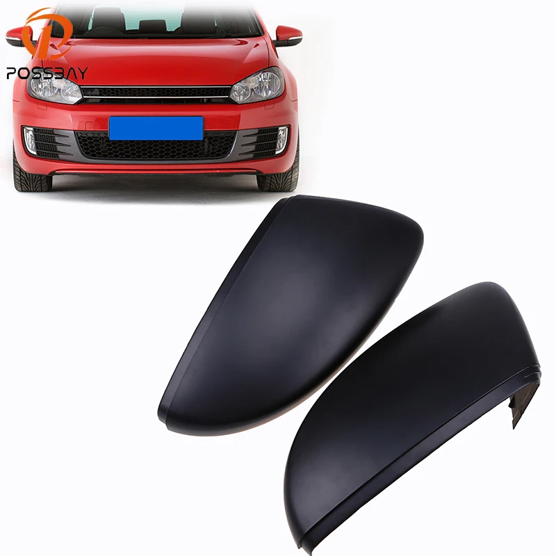 POSSBAY Rear View Mirror Cover Fit for VW Beetle(A5) Convertible 2012