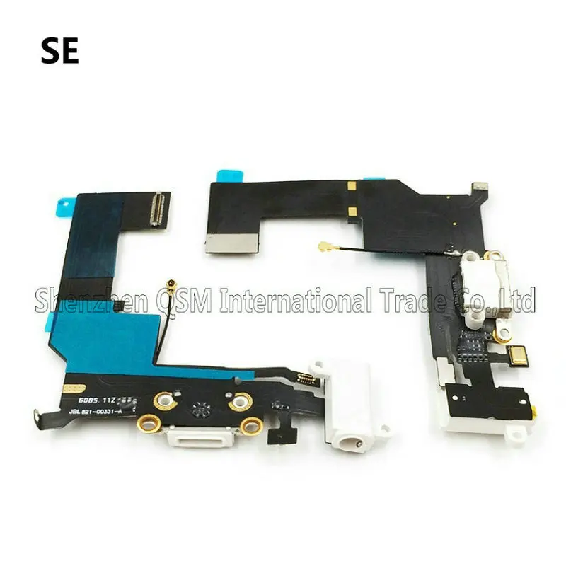 Зарядный шлейф для iPhone 4S 5 5C 5S SE USB зарядное устройство Порт платы док-разъем с микрофоном гибкий кабель для iPhone 4S