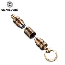 Дырокол для сигар Винтаж бронза сигары резак два размера сверло для сигары функция отверстия