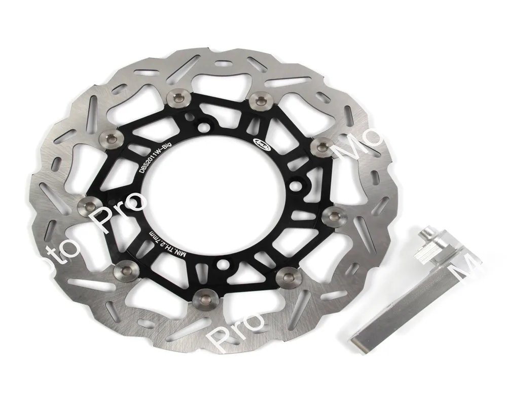 

1 PCS FOR KAWASAKI KLX R 450 2007 2008 2009 2010 2011 2012 2013 2014 2015 2016 KLX 450R CNC Floating Front Brake Disc Rotor