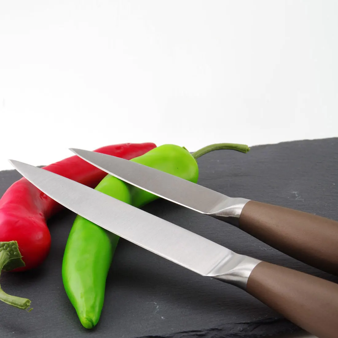 2pcs Kitchen Knife Stainless Steel Chef Paring Fruit Knife Vegetable