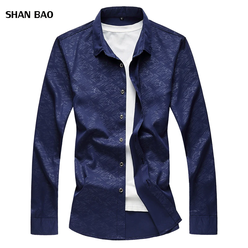 Высокое качество Camisa Masculina брендовая одежда квадратный воротник печати хлопок рубашка с длинными рукавами Для мужчин плюс Размеры 7XL Мужская гавайская рубашка