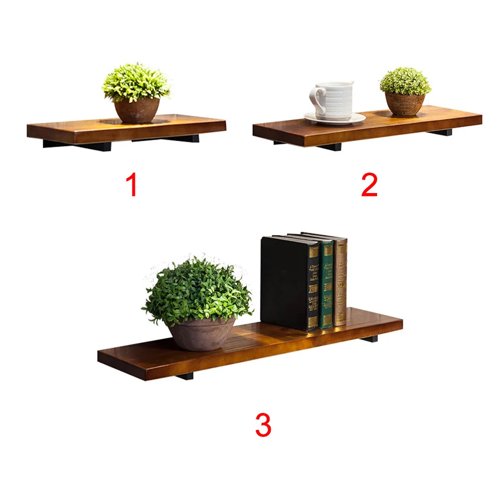 حامل الزخرفية منظمة المطبخ سبورة خشبية رف جدار العائمة تخزين رف العرض حلية الفضاء توفير المنزل خزانة