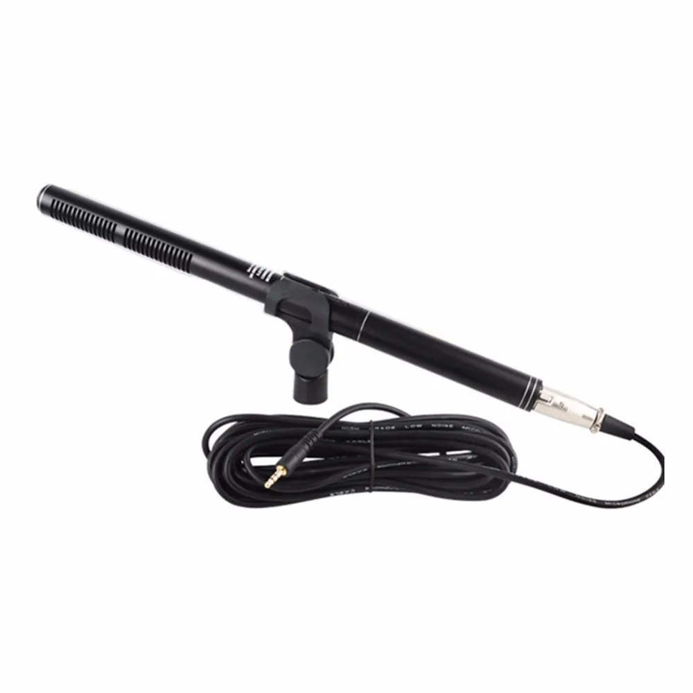 Professional Interview Microphone Directional Condenser MIC for DSLR DV