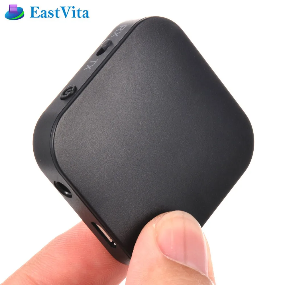 

EastVita Bluetooth Transmitter Receiver 2 in 1 Wireless mini Audio Adapter aptX for TV PC Phone Walkman Home Music Car r29