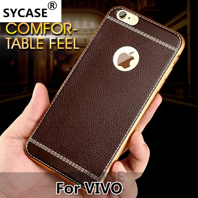 Sycase Роскошный кожаный чехол для телефона Крышка Vivo Y66 Y67 Y51 Y53 X6 X7 X9 X20 плюс V3max Xplay