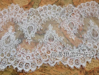 

Gorgeous Embroidery Lace trim trimmings, Cord Lace Fabric Ribbon for Wedding Dresses