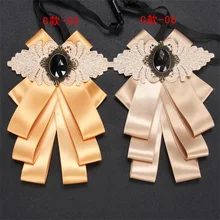 Mantieqingway для взрослых Галстуки для мужчин свадебные костюмы ленты бантики для Женская лента букет гравата, тонкий воротник галстук-бабочка