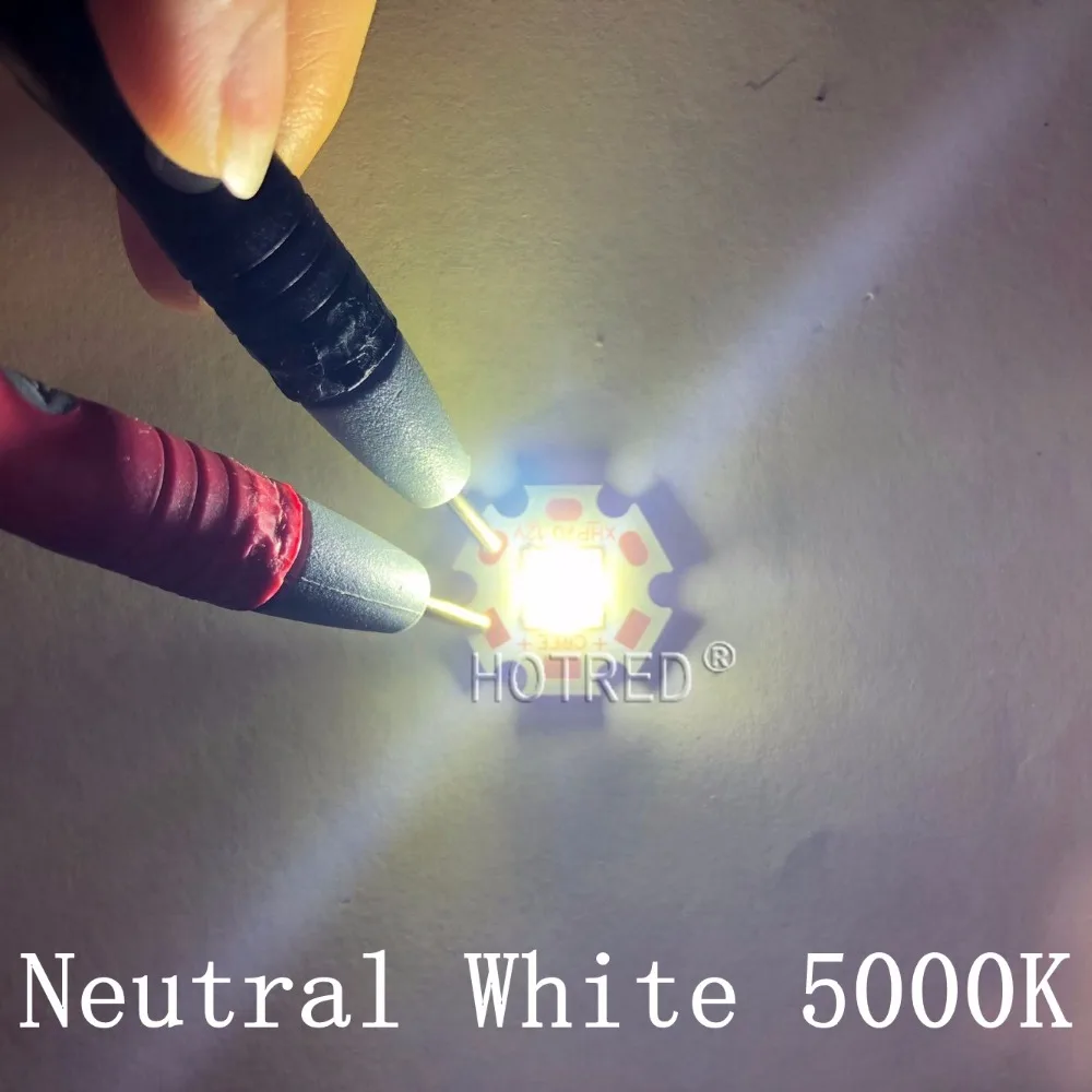 CREE XHP70 6500K холодный белый 5000K нейтральный 3000K теплое белое светодиодное освещение