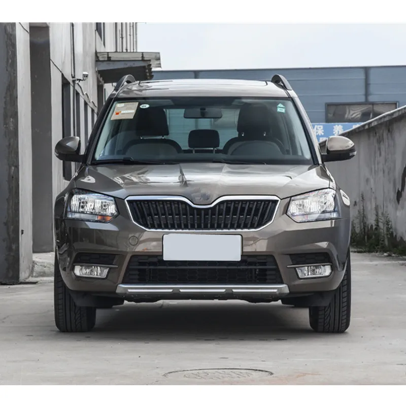 Для Skoda Octavia superb Rapid Fabia Yeti Нержавеющая сталь сзади для багажника, бампера защитная задняя Накладка заднего порога 1 шт