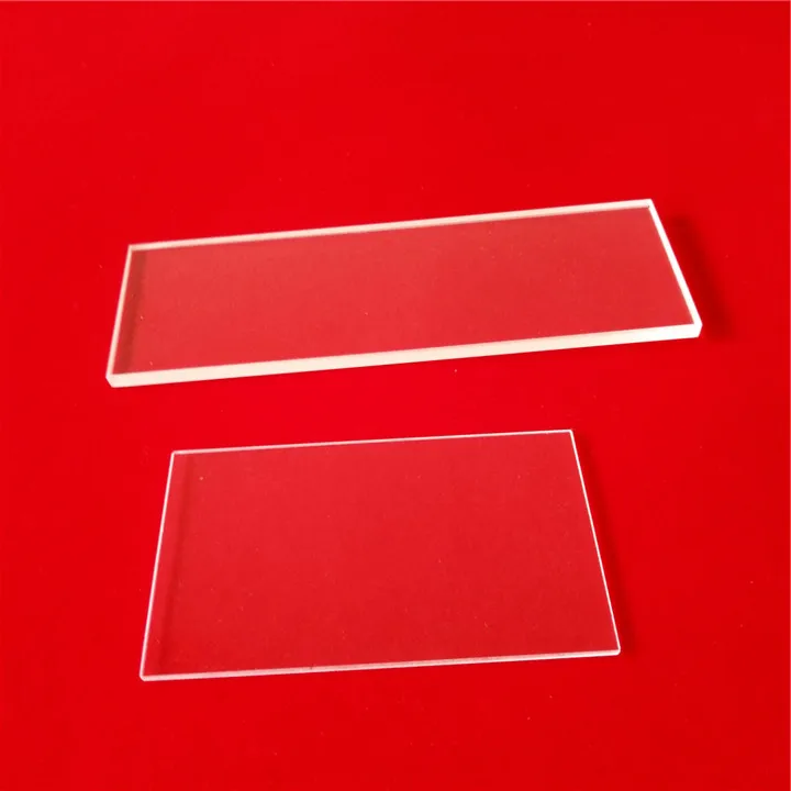 heat resistance standard clear quartz glass plate 250*100*2 quartz