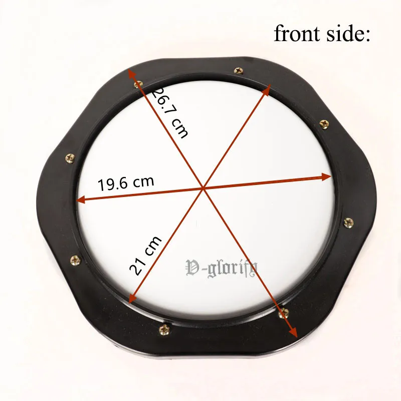 10 дюймов ABS Моделирование немой барабан с полиэфирной барабанной головкой