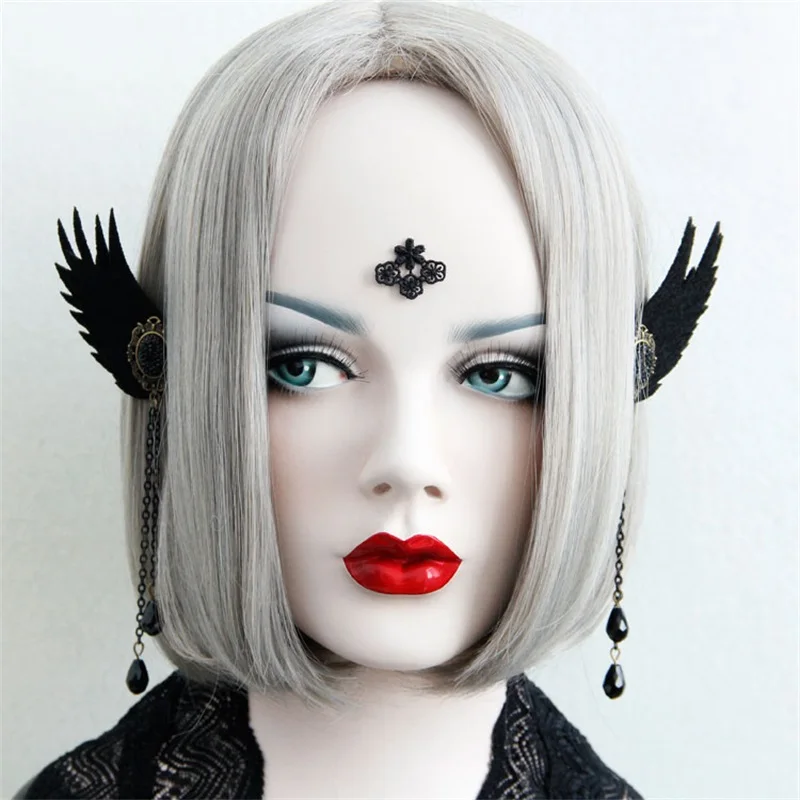 

YiYaoFa Handmade Halloween Jewelry Elegant Drop Earrings Fashion Women Accessories Gothic Jewelry Long Earrings For Women EH-03