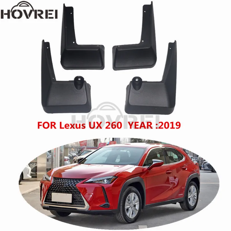 

Car Molded Mud Flaps For Lexus UX UX200 UX250H ZA10 2019 2020 Mudflaps Splash Guards Mudguards Front Rear Accessories