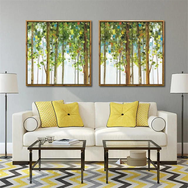 HAOCHU-Knife-Painting-Oil-Poster-Abstract-Forest-Lively-Tree-Wall-Picture-Art-Canvas-Painting-for-Home.jpg_640x640 (2)