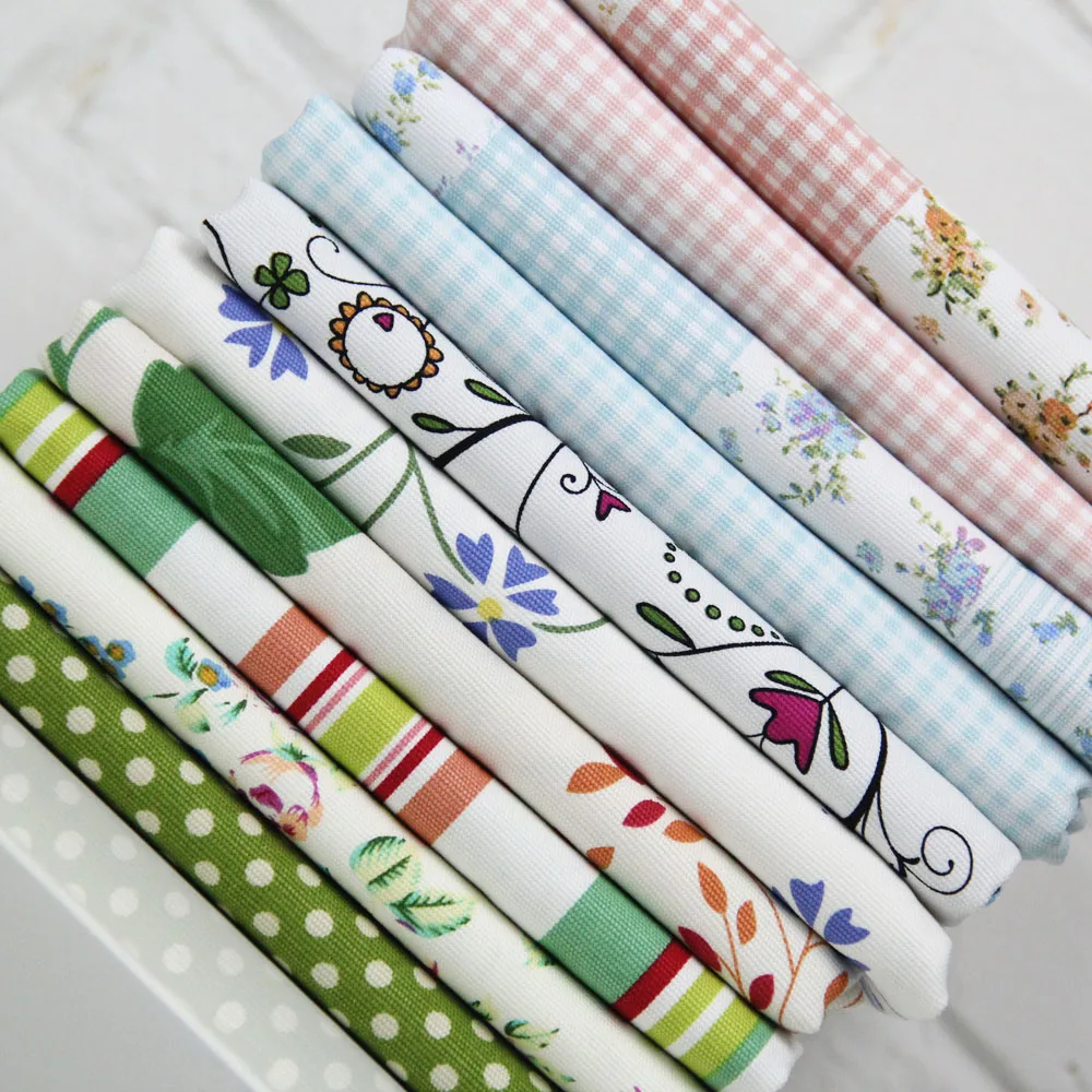 

1.5m width pastoral flowers thick cotton canvas fabric for curtain sofa Pillow tablecloth