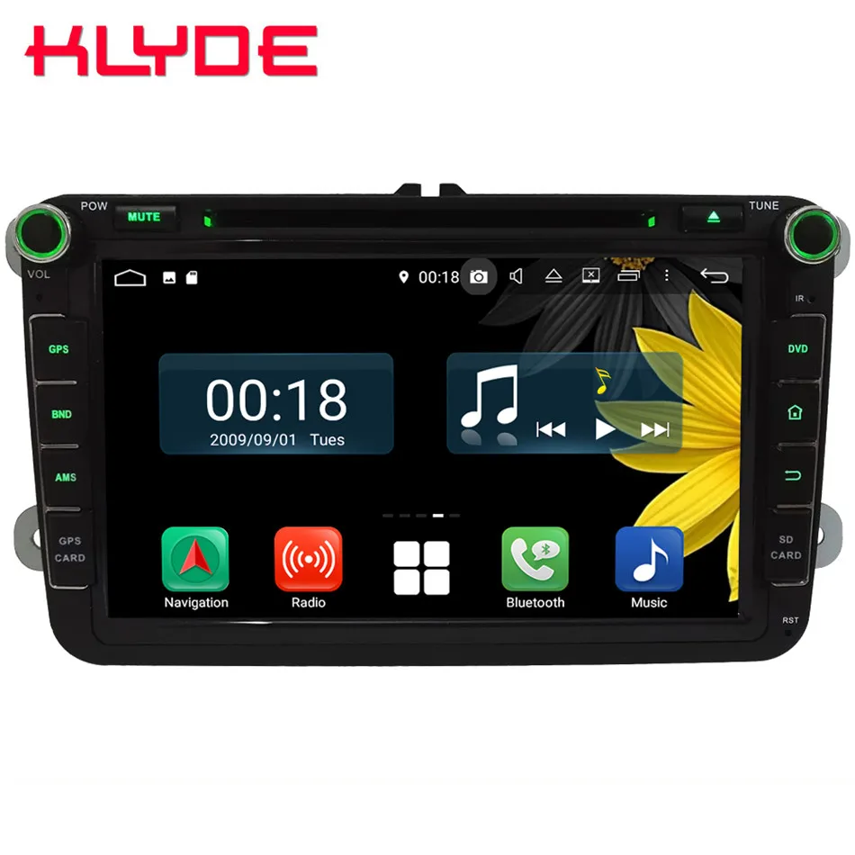Discount 8" Octa Core 4G Android 8.1 4GB RAM 64GB ROM Car DVD Player Stereo Radio For VW Passat Tiguan T5/Seat Leon Altea Toledo Alhambra 0