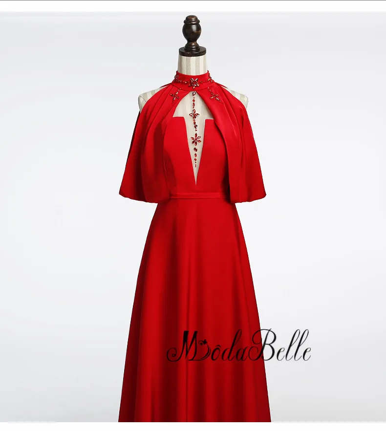 high neck prom dresses 2018