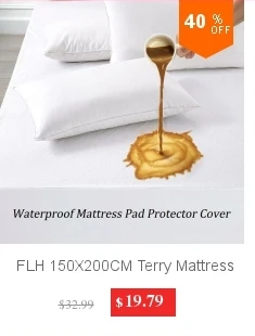 160X200 см водонепроницаемый чехол на матрас с защитой от клещей на молнии для матраса, простыня на кровать для отелей, матрас на молнии, чехол на кровать