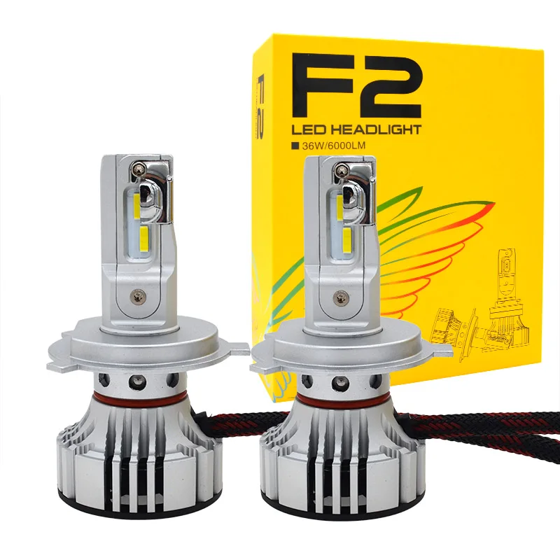 

1 Set Car LED Headlight Kit F2 H4 H7 H1 H11 HB3 9005 HB4 9006 LED Bulb 72W 12000LM CSP Chips Turbo Fan 6500K Auto Headlamp Bulbs