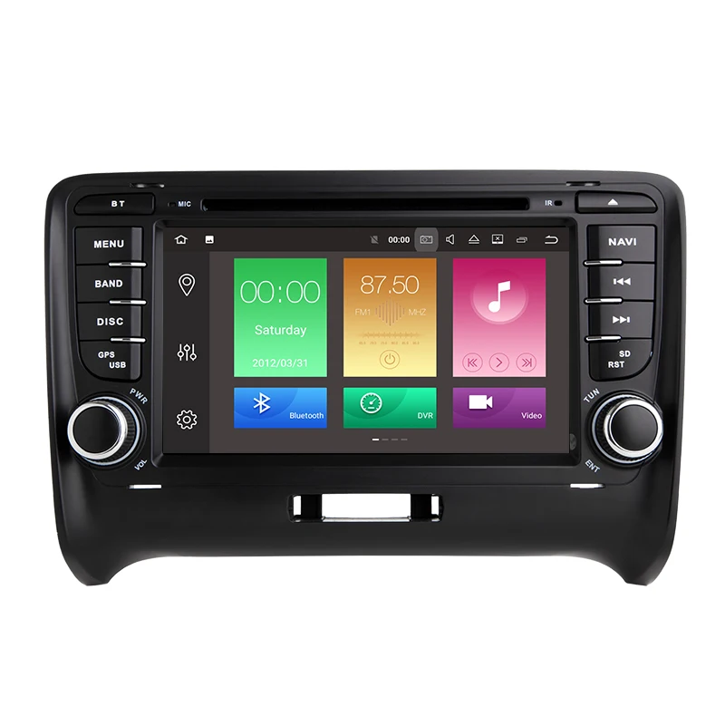 Cheap Android 8.0 Car GPS Navigation For AUDI TT 2006-2012 Radio Stereo Mirror link WIFI Canbus OBD2 Multimedia DVD Player Octa Core 1