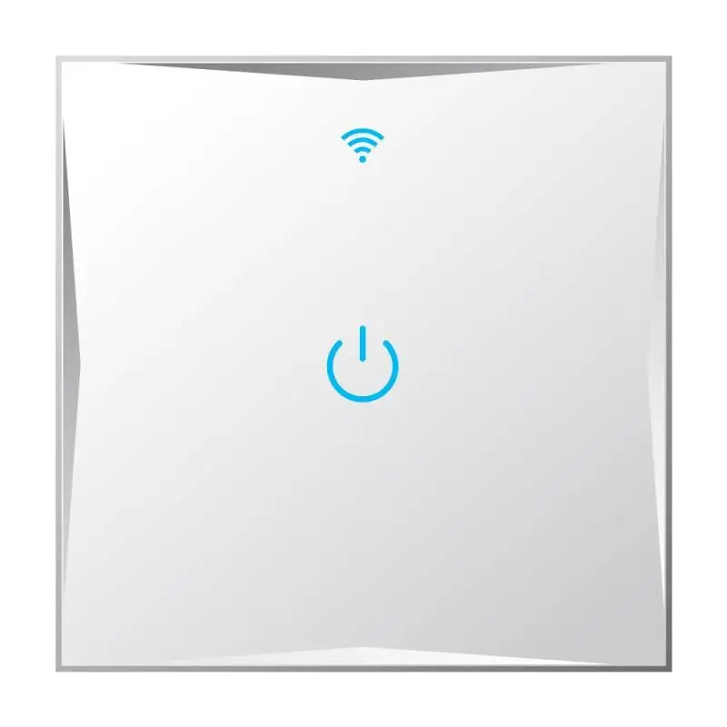 

QIACHIP Wireless 1 Way 1 Gang Wifi Light Switch Smart Home Automation Mobile Remote Control RF Touch Panel Switch RM