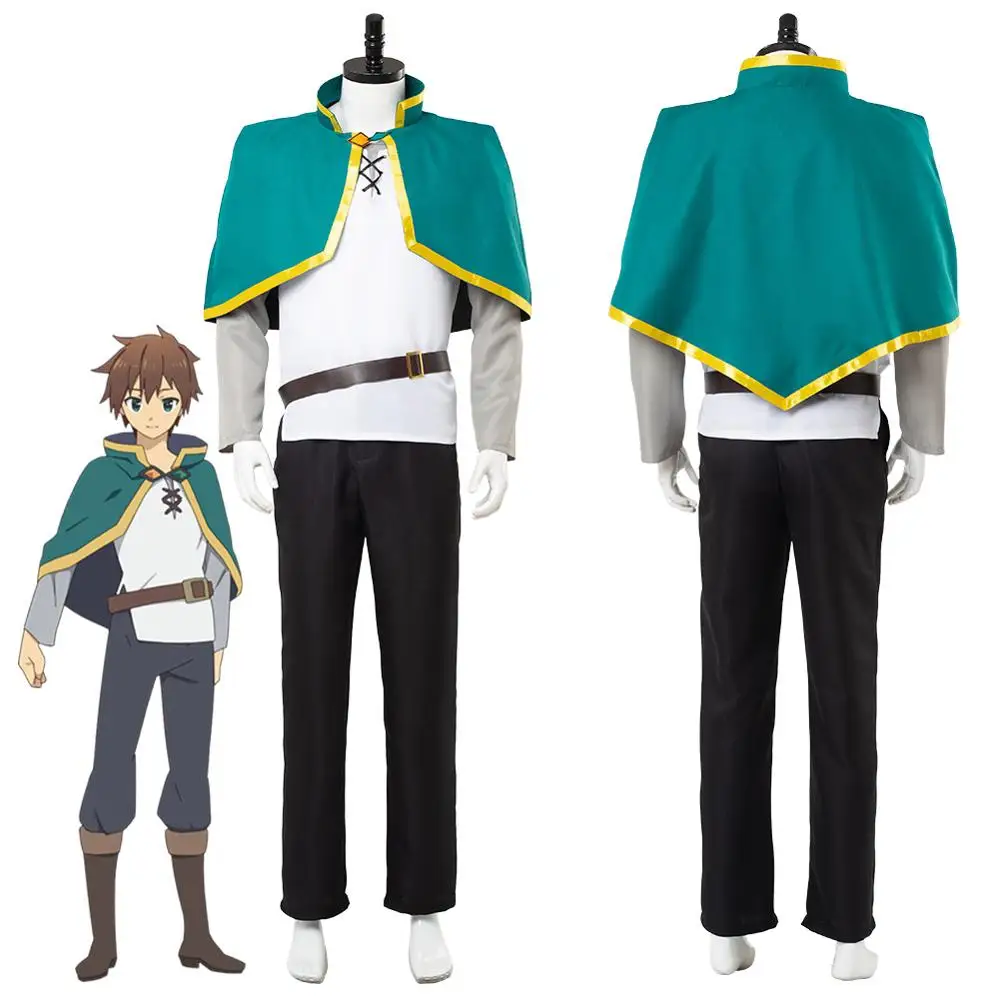 KonoSuba благословение Бога на этот чудесный мир Satou Kazuma косплей костюм унисекс Наряд
